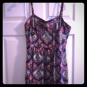 J. Crew Paisley Silk Dress